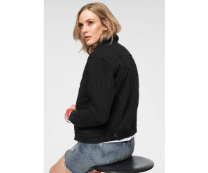 Levi black jacket womens deals