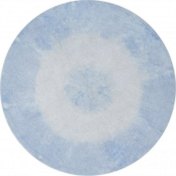 Lorena Canals Rug Round Tie-Dye Ø 150cm Soft Blue (C-TIE-BL)