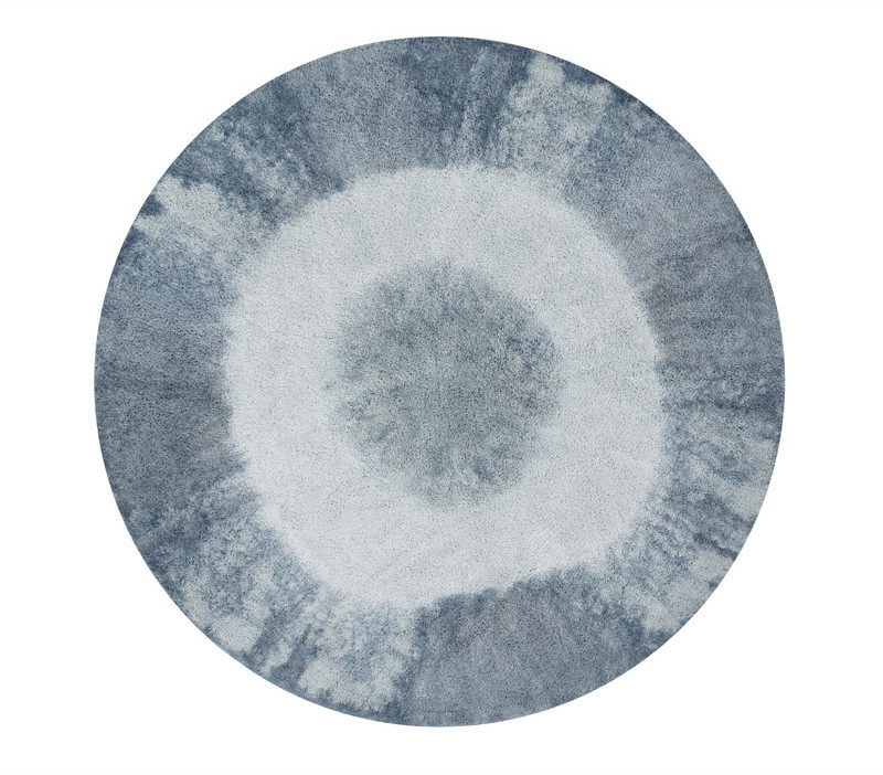 Lorena Canals Rug Round Tie-Dye Ø 150cm Vintage Blue (C-TIE-VINTBL)