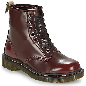 Dr martens vegan 146 sales cherry red cambridge brush
