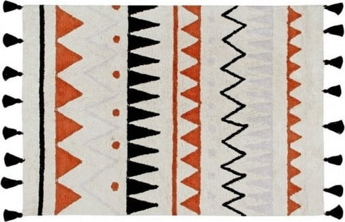 Lorena Canals Rug Azteca Natural Vintage 120 x 160cm Terracota (C-AZ-NTE)