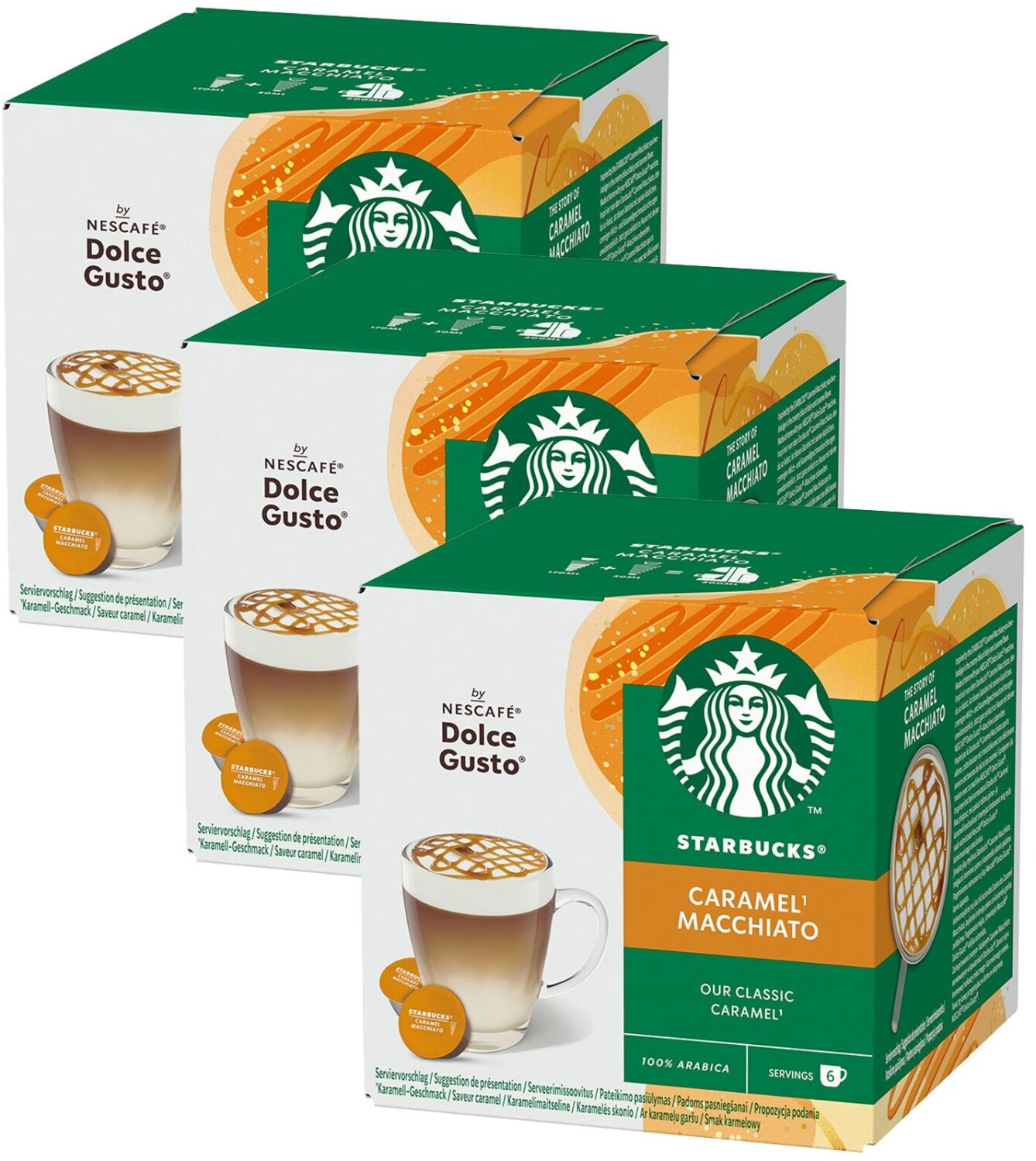 Nescafé Nescafé Dolce Gusto Starbucks Caramel Macchiato 12 Capsules (6 Port.) - detail view