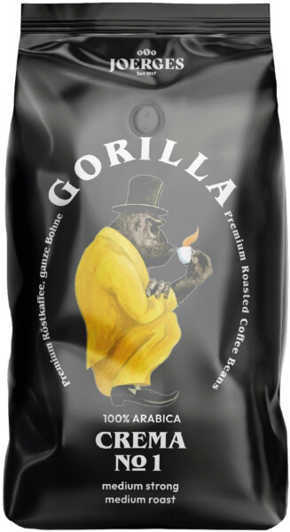Joerges Espresso Gorilla Crema No.1 Bohnen, Bild 3