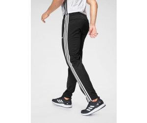 Adidas Men's Aeroready Essentials Elastic Cuff 3-Stripes Pants in  Black/White