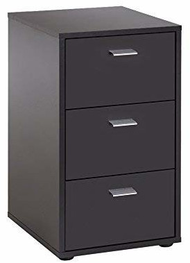 FMD suva 3 Drawers 35cm Black
