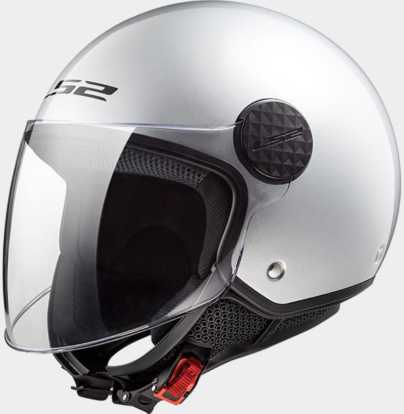 LS2 Sphere OF558 Solid Silver