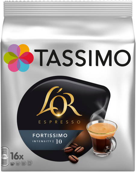 Tassimo L 'OR Espresso Latte Macchiato, Café, Cápsulas, Café con Leche, 8  Raciones