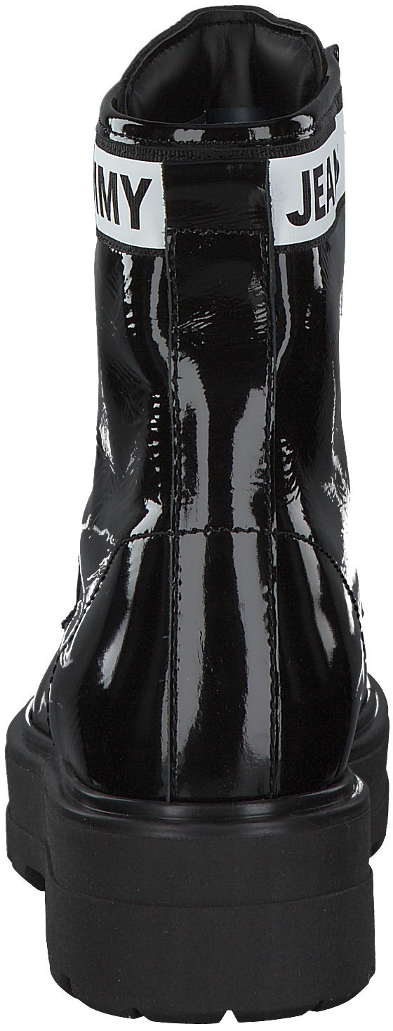 tommy hilfiger patent leather platform boots