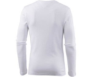 Cotton | (DM0DM04409) Hilfiger Ribbed white ab Sleeved Organic Long T-Shirt 23,99 Tommy Preisvergleich € bei