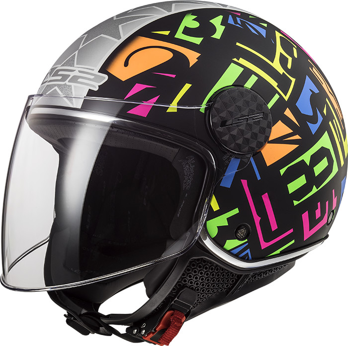 LS2 OF558 Sphere Lux Crisp Black H-V Yellow