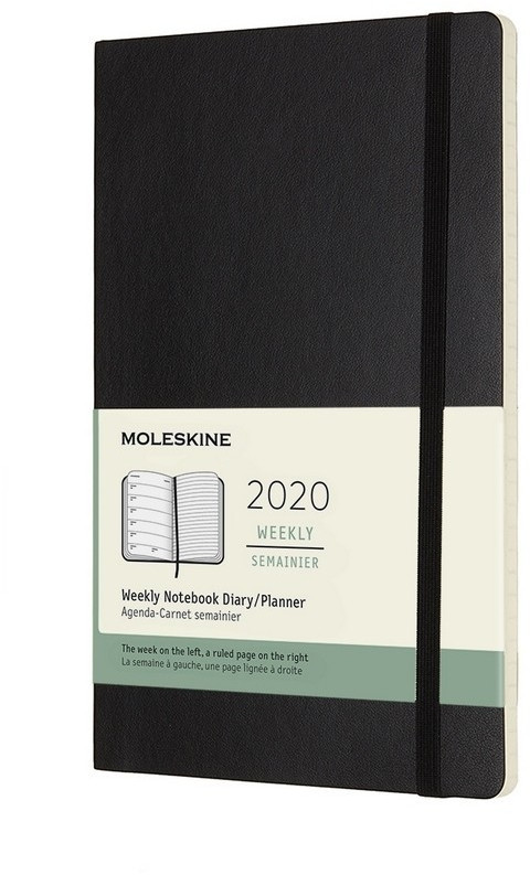 Image of Moleskine 12 Months Weekly Calendar 2019 Soft Cover Large