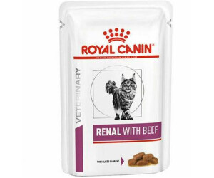 Buy Royal Canin Renal with Beef Feline Wet 85g from £12.75 (Today