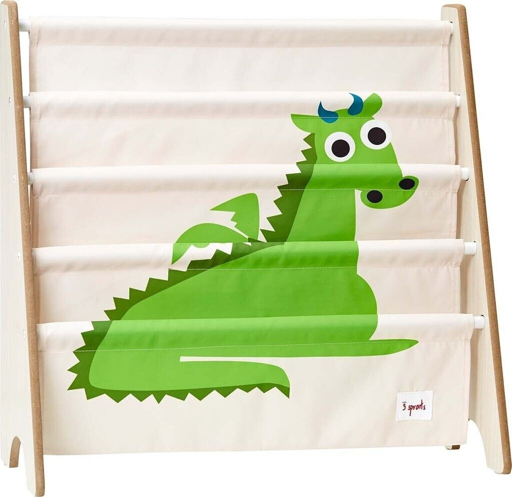 3 Sprouts Étagère à livres dragon