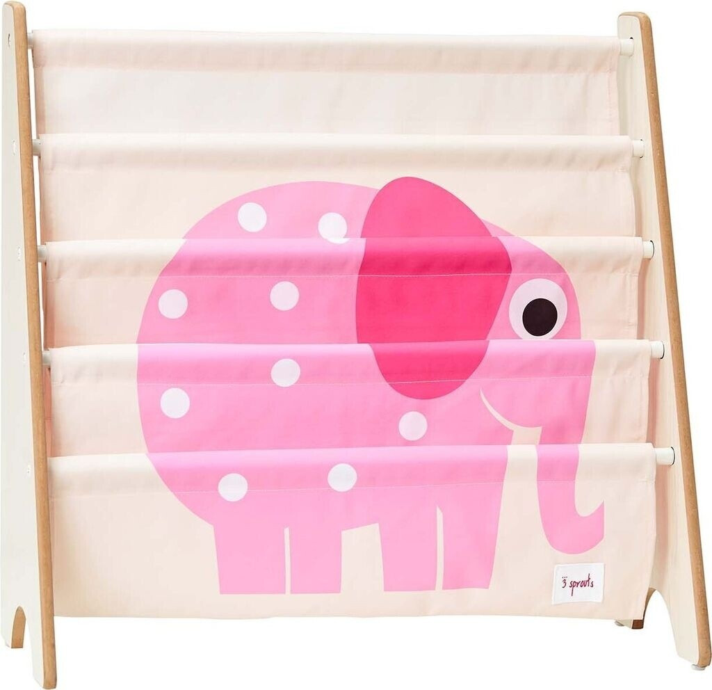 3 Sprouts Étagère à livres éléphant