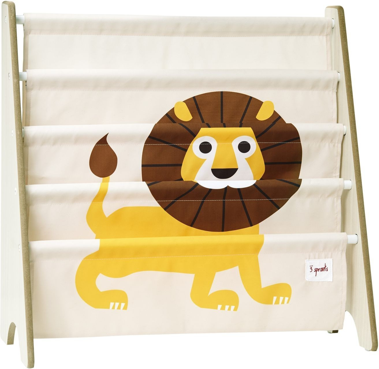 3 Sprouts Étagère à livres lion