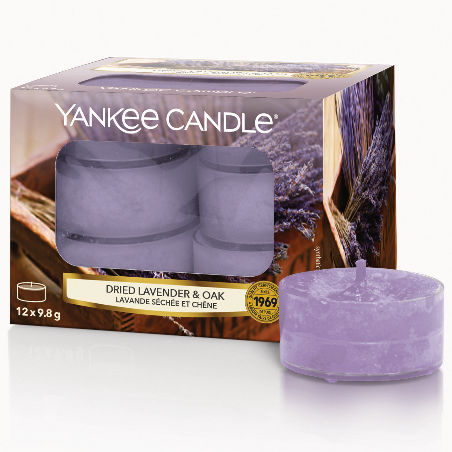 Yankee Candle Dried Lavender & Oak 12x9,8g