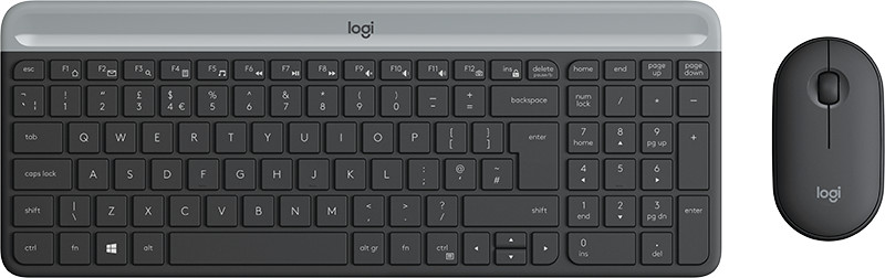 Logitech Slim Wireless Combo MK470 (graphite)(DK/NO/SE/FI)