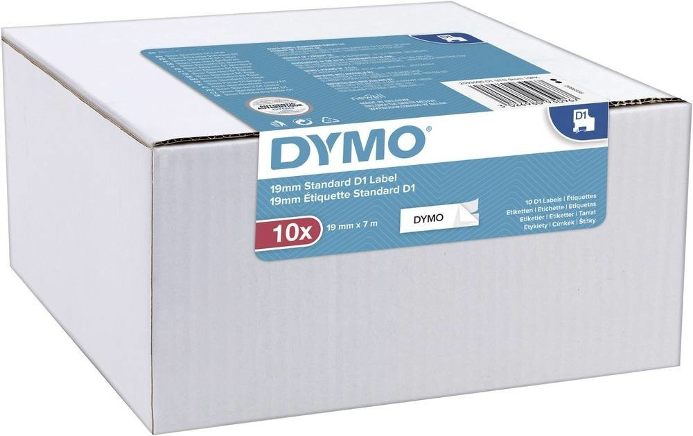 Dymo Ruban cassette Dymo 6 mm x 7 m noir et blanc - prix pas cher
