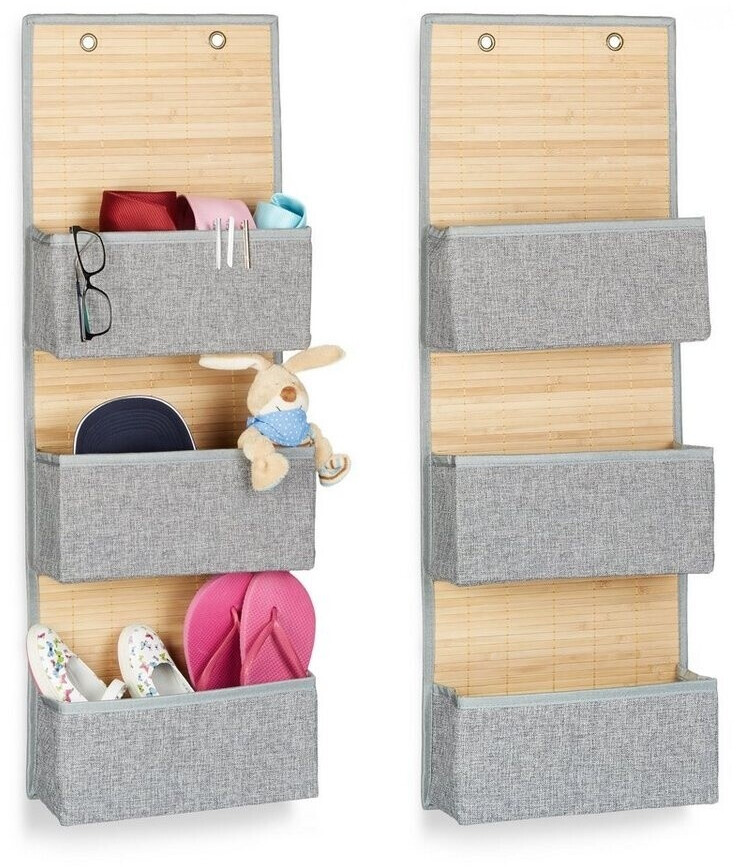 Relaxdays Organizer Set Grey (10022429)