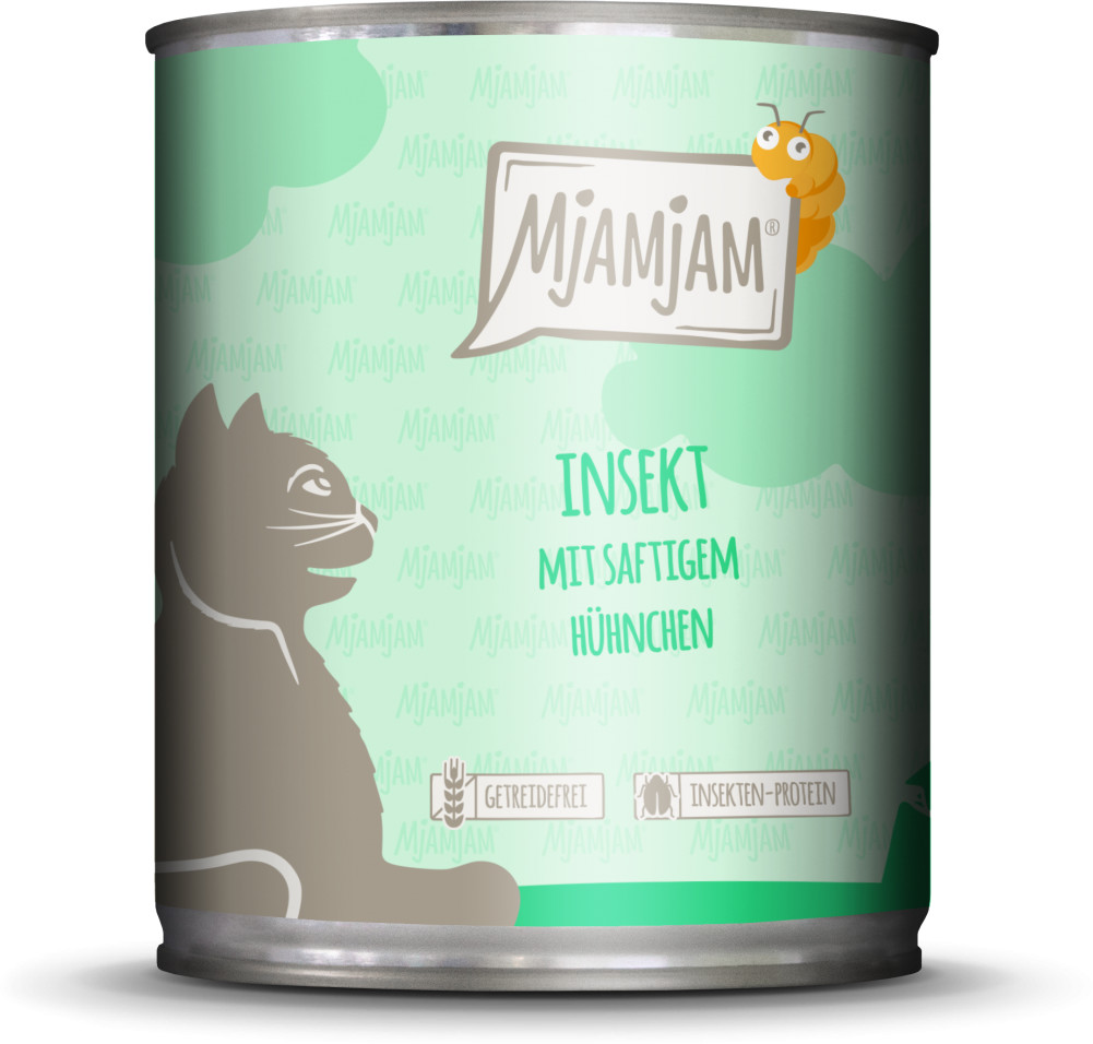 MjAMjAM Insect & Chicken Wet Cat Food 800g