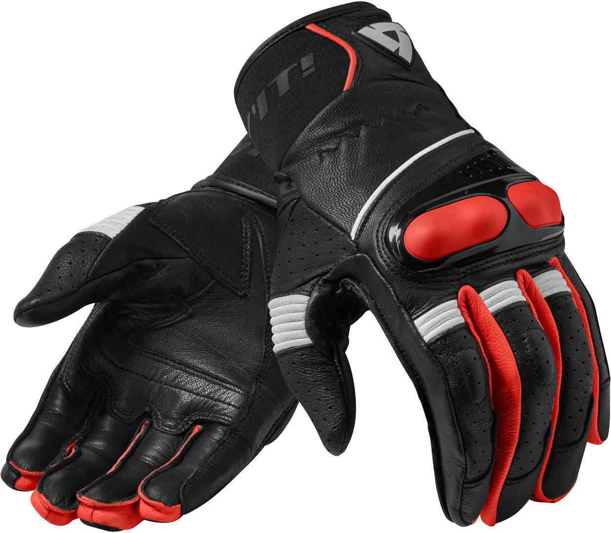 REV'IT! Gants Hyperion noir/rouge