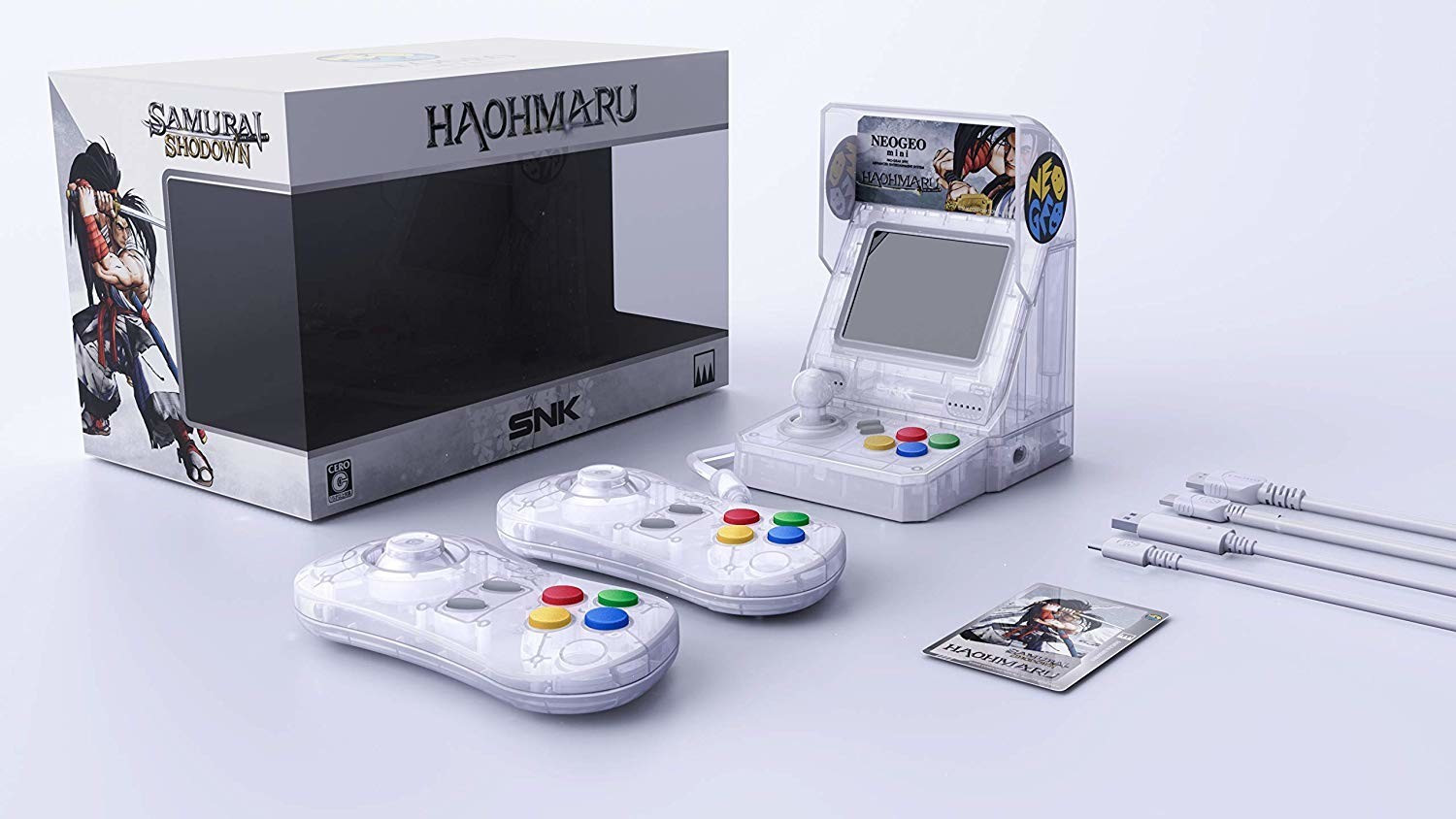 SNK NEOGEO Mini Samurai Showdown Limited Edition Bundle - Haohmaru
