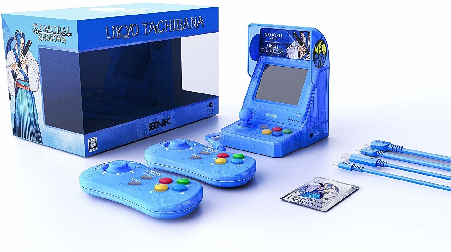 SNK NEOGEO Mini Samurai Showdown Limited Edition Bundle - Ukyo Tachibana