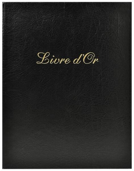 Exacompta Guestbook Livre d'Or 27x22/100 black