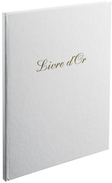 Exacompta Guestbook Livre d'Or 27x22/100 silver
