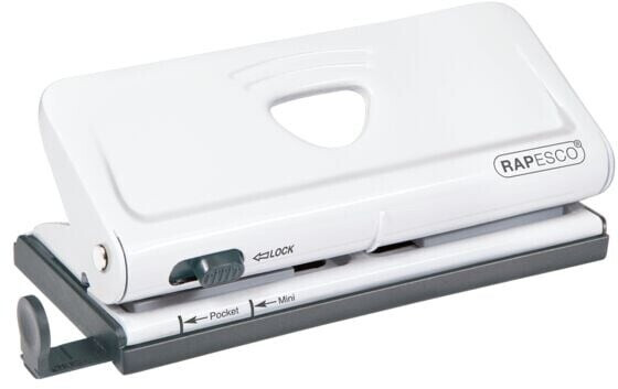 Rapesco 6-Hole Puncher with 10 Sheet Capacity white (1321)