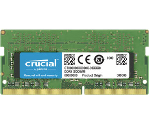 Crucial 16 Go SODIMM DDR4-3200 CL22 (CT16G4SFD832A) au meilleur prix sur