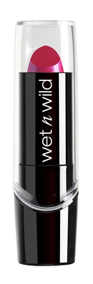 wet n wild Silk Finish Lipstick Fuchsia w Blue Pearl
