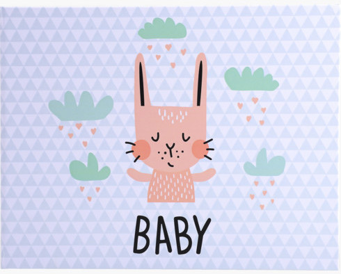 Exacompta Photoalbum Baby 28,5x22/30 grey