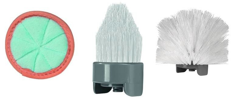 CLEANmaxx Replacement brush head 3 pcs for battery cleaning brush 03819