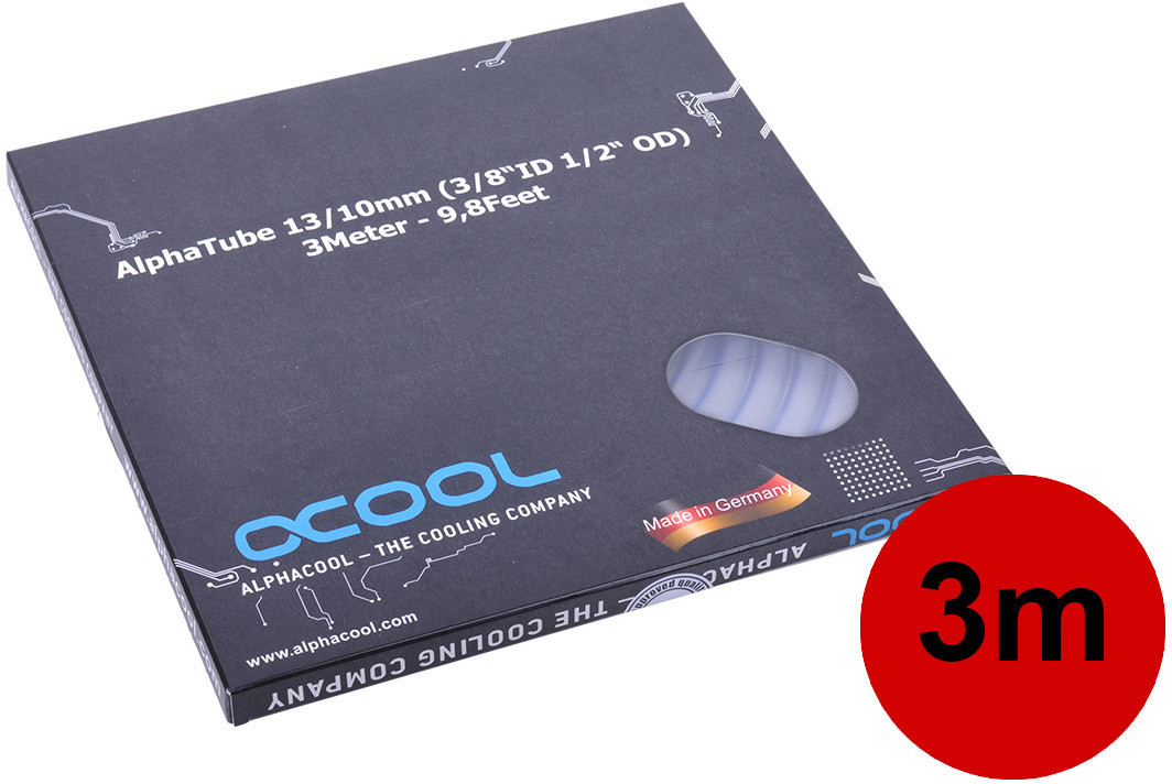Alphacool AlphaTube HF 13/10 (3/8ID) - clear 3m