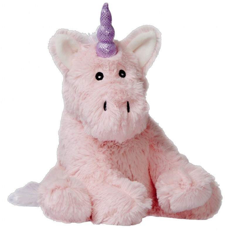 Pelucho Bouillotte licorne rose