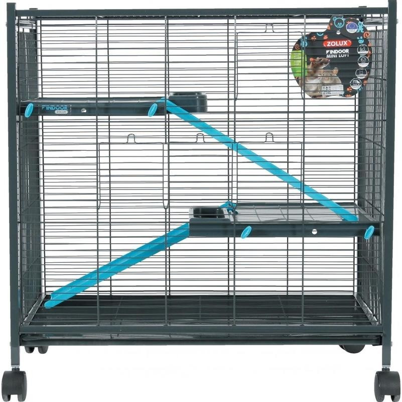 Zolux Cage Indoor Mini Loft bleu
