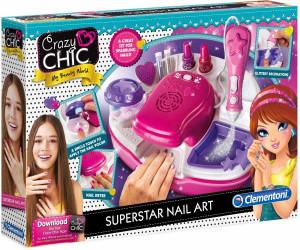 Clementoni Superstar Nageldesign Set Nagellack Nagelstudio Kinder Spielzeug nail 