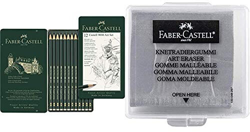 Faber-Castell 10003496 Gomme Mie de Pain Gris : : Fournitures de  bureau