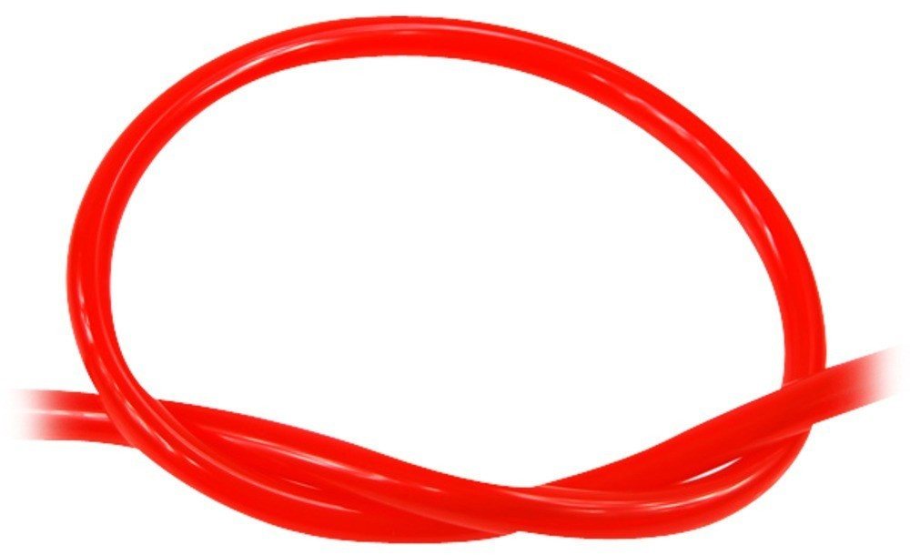 Masterkleer tubing PVC 13/10mm (3/8ID) UV-reactive dark red 3,3m