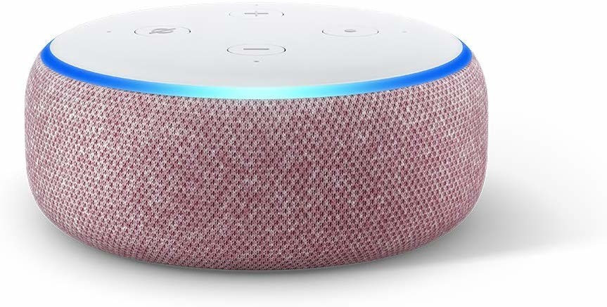 Amazon Echo Dot (3ème génération) Tissu prune