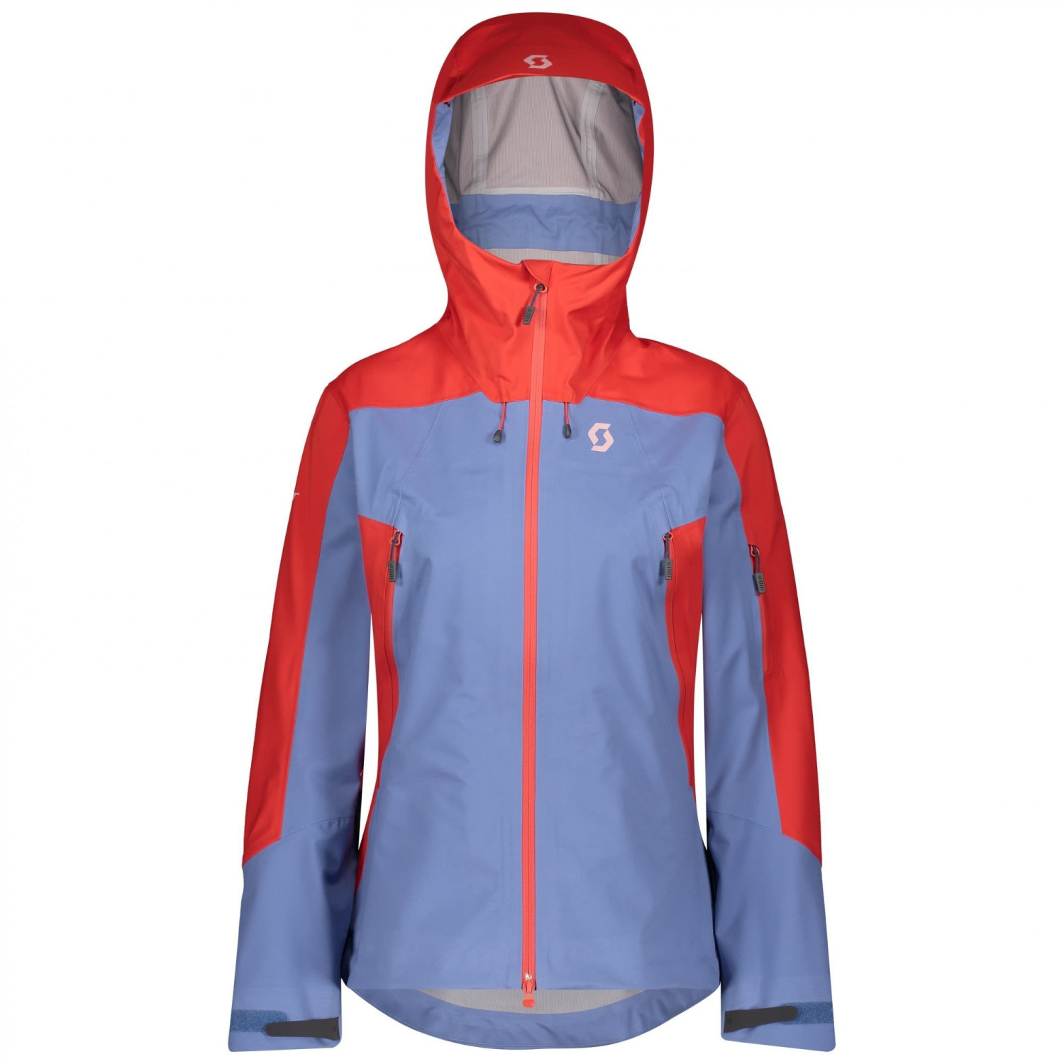 Scott Explorair 3L Women's Jacket grenadine orange/riverside blue