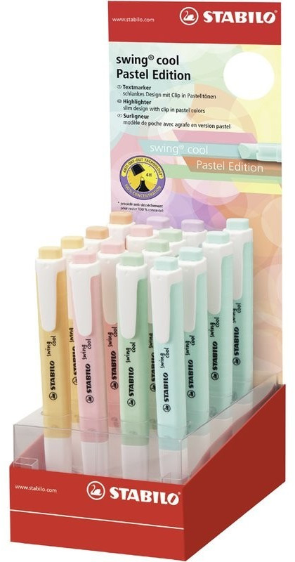Stabilo Swing Cool Pastel Edition Pack of 16 (275/16-8)