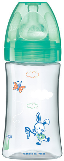 Dodie Biberon Initiation+ Lapin Vert 270 ml