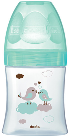 Dodie Biberon en verre décor oiseaux 150 m