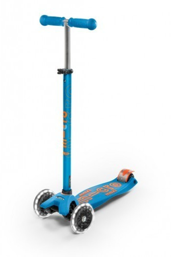Micro Mobility Maxi Micro Deluxe bleu Caraïbes LED