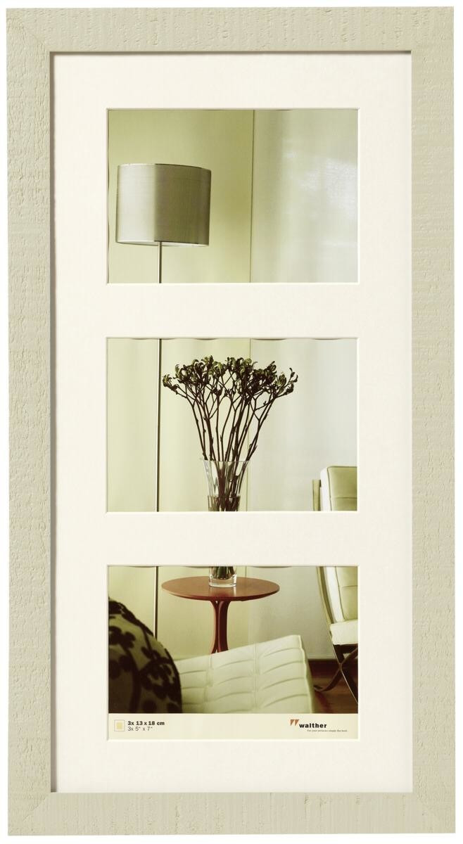 walther design Wooden Frame Home 3x 13x18 cream