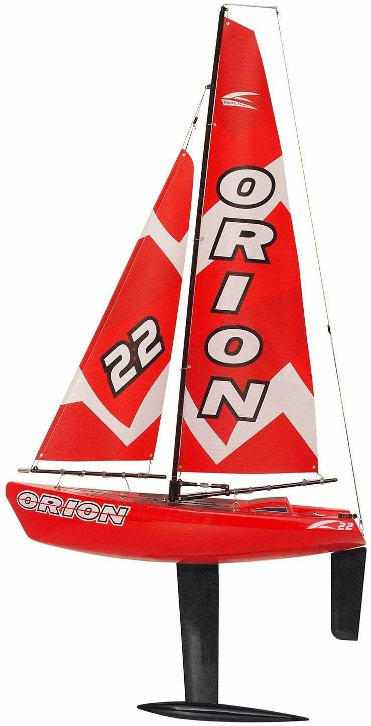 Amewi Voilier Orion rouge 46,5 cm 2,4 GHz (26058)