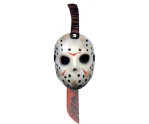 Máscara y machete de Jason Voorhees para Halloween Talla única Viernes 13 Rubies 8785 