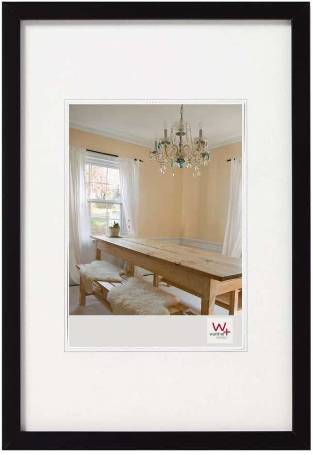 walther design Wooden Frame Peppers 20x30 black